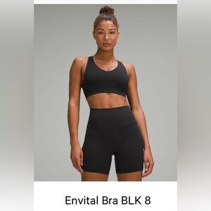 Lululemon Envital sports bra size 8